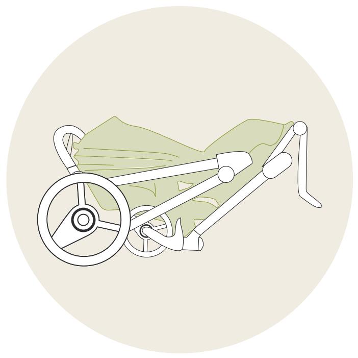 Naturkind Lux Evo, Kolica 2 U 1